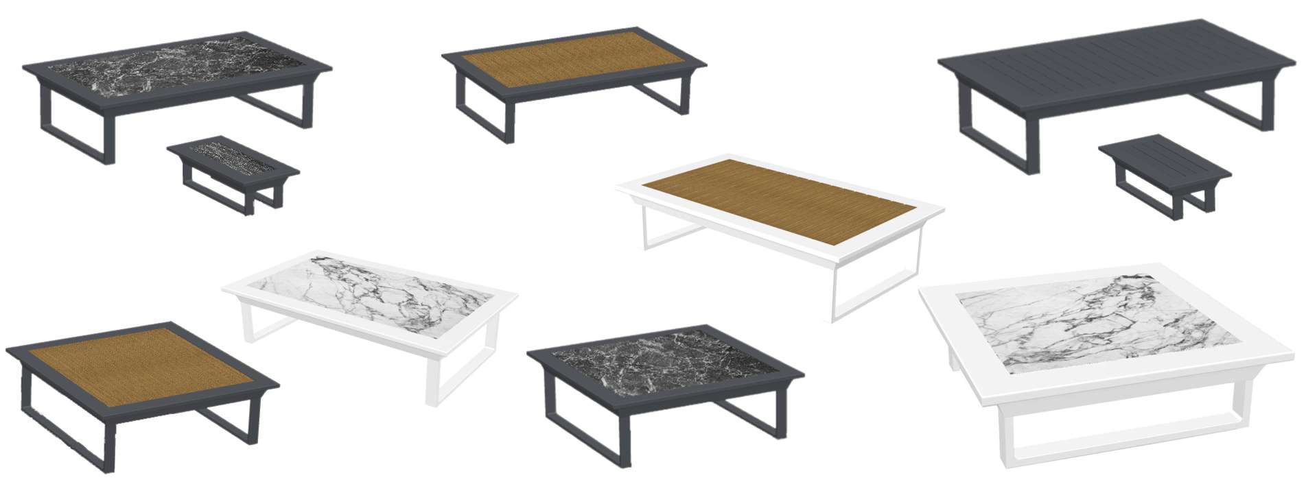 Wetterbeständige Loungetische, Kaffeetische & Beistelltische von ICM Gartenlounge – stilvolle Outdoor-Tische für Terrasse & Garten.